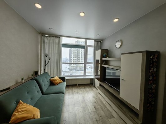 2-к. кв. (евро), кухня-гостиная, спальня